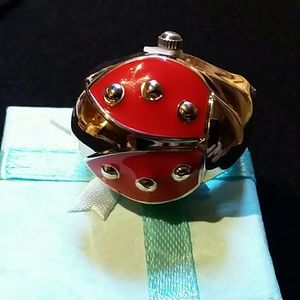 Ladybug🐞 Ring with hidden watch⌚